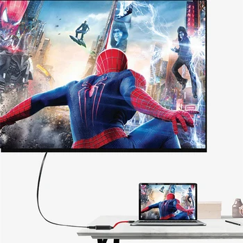 USB C C Tipa HDMI 4K Kabeļa Adapteris Sieviešu un Vīriešu Pārveidotājs MacBook PRO Samsung S9 S10 huawei mate 20 p30 pro Thunderbolt