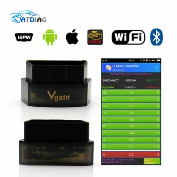 Vgate iCar pro ELM327 Bluetooth 4.0, WIFI, OBD2 Automašīnu Diagnostikas Skeneris Android/IOS ELM 327 Programmatūru V2.1 Diagnostikas-Pārāk