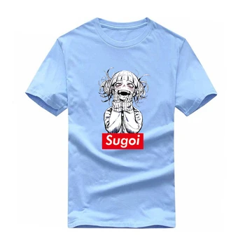 Vīrieši Harajuku Sugoi Toga Himiko Mans Varonis Augstskolu Tee Kreklu Anime Apģērbu Boku Nav Varonis T Karikatūra Cilvēks ir Kokvilnas T-krekls Unisex