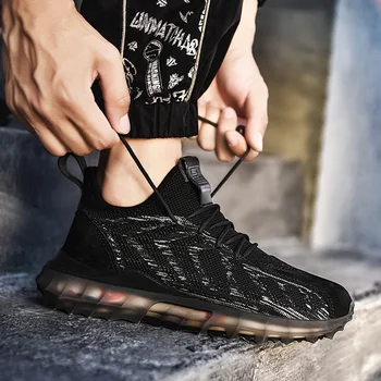 Vīriešu elpojošs skriešanas apavus, viegls vīriešu sporta apavi ērti skriešanas ikdienas apavi Zapatillas de deporte Sapatilhas