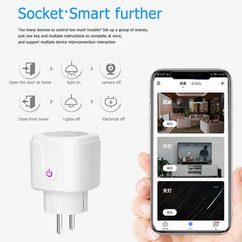 WiFi Smart Plug ES ASV LIELBRITĀNIJA Adapteri Bezvadu Tālvadības Balss Kontroles Jaudu, Enerģijas Monitors Kontaktligzdas Taimeris Kontaktligzda, Alexa, Google Home