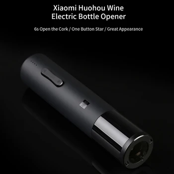 Xiaomi Mijia Automātiska Sarkanā Vīna Pudele Nazis Aizbāzni Karafi Elektriskā Korķviļķis Folijas Griezējs Korķis Ārā Rīks