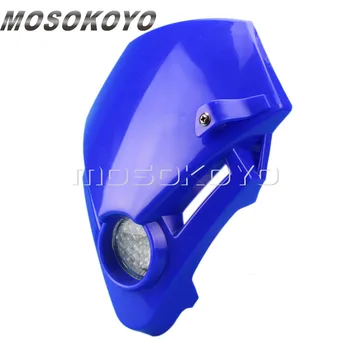 Zils LED Mini Sacīkšu Velosipēds Enduro Lukturu par GAS GAS TXT Pro 280 EK 300 450 Izmēģinājums Sacīkšu Galvas Gaismas