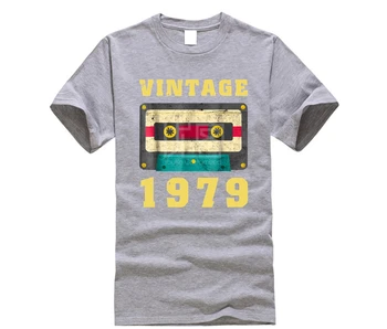 Zīmolu Vīriešu Krekls 39. Dzimšanas dienas Dāvanu Vintage 1979 Gadu Vecs Mixtape T Krekls