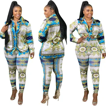 Āfrikas Komplekti Sievietēm 2 Gabals, Kas Dashiki Drukāt Karstā Urbšanas Āfrikas Drēbes Bazin Broder Riche Modes Tērpu Africaine Femme