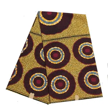 Āfrikas Nigērijas kokvilnas vasks, auduma melnā un baltā drukāšanas vasks, auduma 6 metri materiālu apģērbi apģērbu