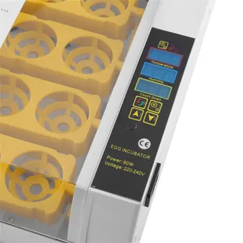 Ātra piegāde Pīļu, Paipalu Fermas Brooder Labākais 24 Vistas Olu Inkubators Automātiskā Inkubatora Mājputnu Digitālā Kontrole Inkubatora Mašīna